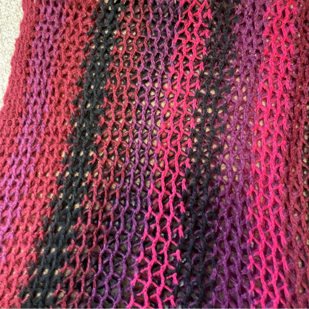 Multicolor Knit Infinity Scarf - Picture 3 of 4
